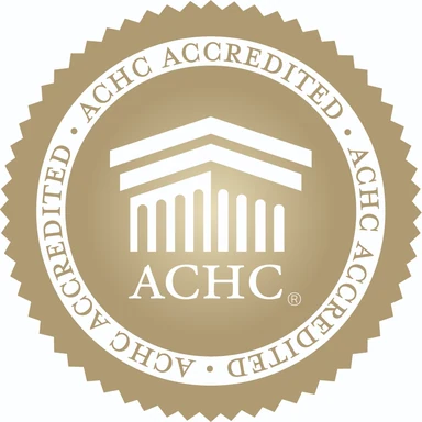 Accredited by ACHC, Accreditation Commission for Health Care